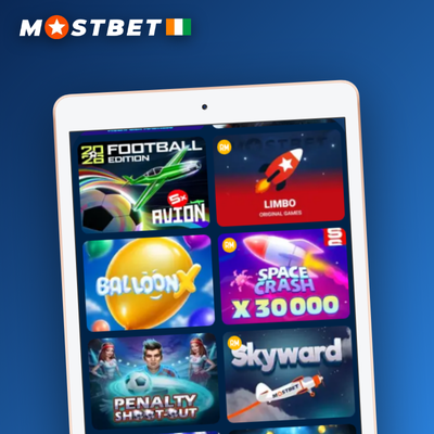 Machines à sous Mostbet app à télécharger avec plus de 3 000 jeux de casino disponibles